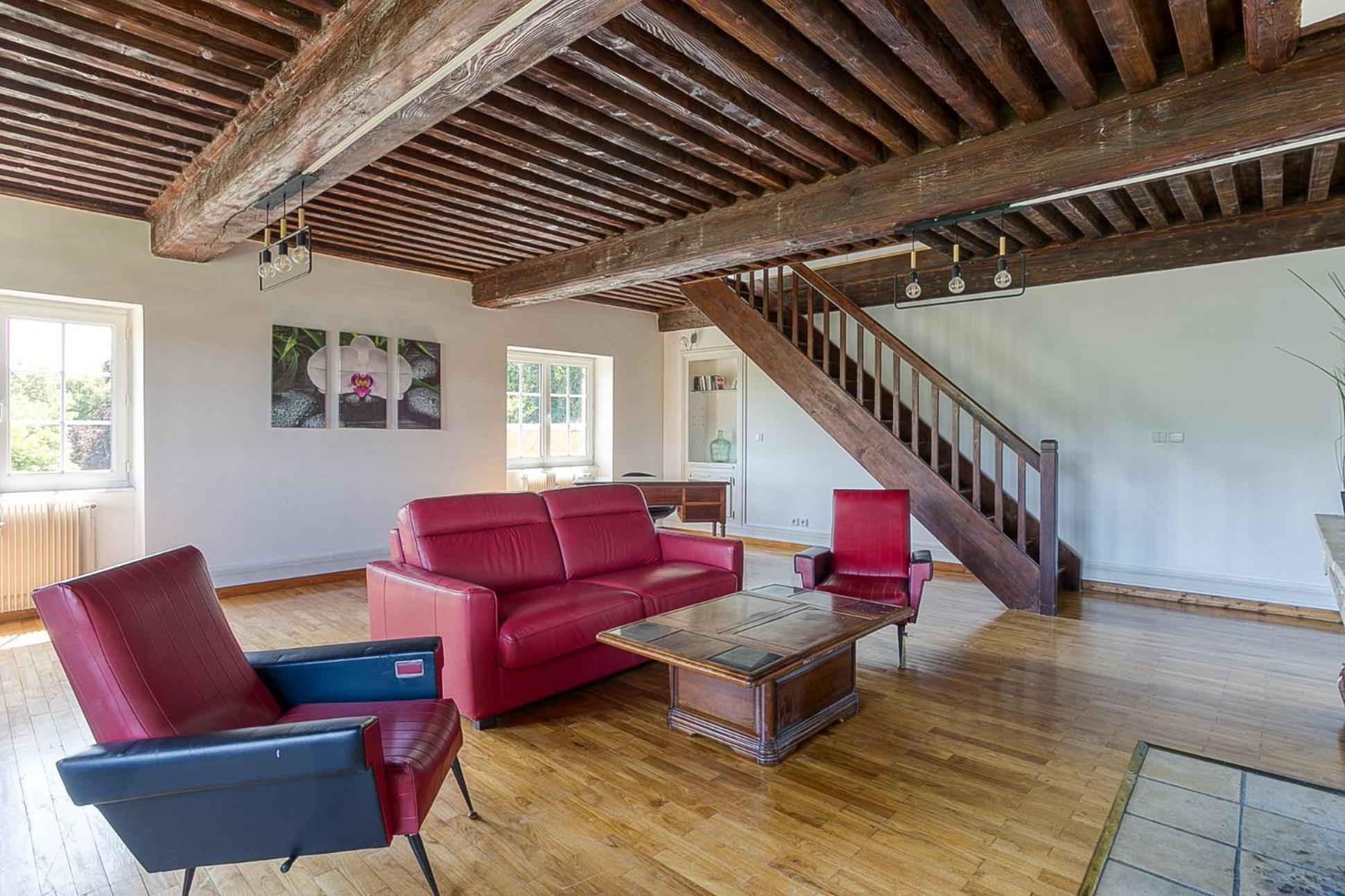 Sejourner Au Chateau De La Roue Grand Appartement Lissieu Exteriér fotografie