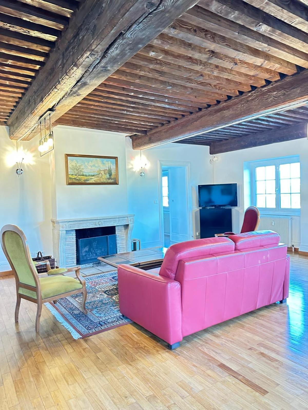 Sejourner Au Chateau De La Roue Grand Appartement Lissieu Exteriér fotografie